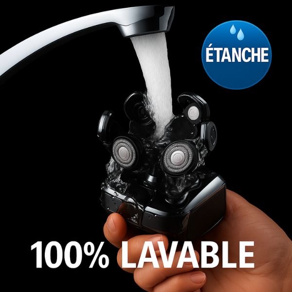 GlideShave™ – Rasoir électrique ultime pour hommes chauves