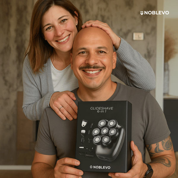 GlideShave™ – Rasoir électrique ultime pour hommes chauves