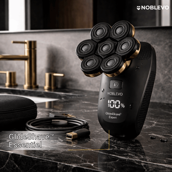 Rasage crâne net en 2 minutes — sans irritation